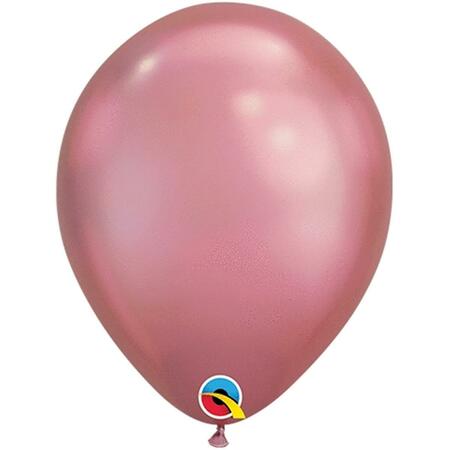 MAYFLOWER DISTRIBUTING 11 in. Latex Balloon, Chrome Mauve 92521